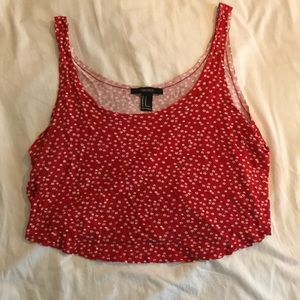Red tank top